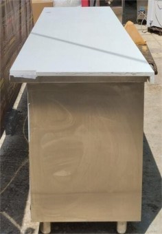 Μεταχειρισμένο Ερμάριο Ανοξείδωτο Με 1 Πόρτα & Επένδυση CORIAN